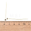 Brass Micro Pave Cubic Zirconia Stud Earring Findings CU-CBA4618-01G-08-3