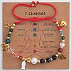 Chakra 304 Stainless Steel & Shell Charm Bracelets RE0634-2-1