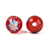Handmade Millefiori Glass Round Beads LA-N001-01C-13MM-2