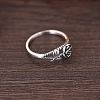 Alloy Rose Finger Rings WG6B24B-04-2