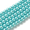 Eco-Friendly Grade A Glass Pearl Beads HY-J002-6mm-HX008-1