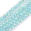 Electroplate Glass Beads Strands EGLA-B013-01A-AB03-1