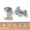 304 Stainless Steel Cuff Buttons G-C185-02P-31-3