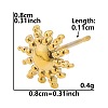 Sun Stainless Steel Stud Earrings for Women VJ0949-8-1