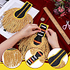 Polyester Tassel Epaulettes AJEW-WH0481-522-3