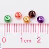 Halloween Mix Pearlized Glass Pearl Beads HY-X006-4mm-07-4