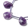 Natural Amethyst Beads Strands G-K382-C03-01-4