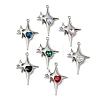 Alloy Rhinestone Pendants ALRI-D305-01P-1