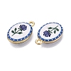 Valentine's Day Printed Alloy Pendants PALLOY-SZC0008-05D-2