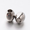 Barrel 201 Stainless Steel Beads STAS-E082-21-1