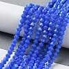 Opaque Solid Color Imitation Jade Glass Beads Strands LS-GLAA-F029-P4mm-11-4