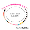 Bohemian Adjustable Glass Seed Beaded Bracelets for Women YP9037-2-2