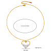 304 Stainless Steel Rhinestone Pendant Necklaces for Women FS-WGD5BB7-02-2