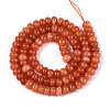 Dyed Natural White Jade Beads Strands X-G-T139-59A-06-2