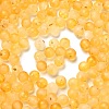 Frosted Transparent Acrylic Beads OACR-F013-12I-1