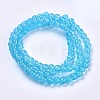 Crackle Glass Beads Strands X-CCG-Q001-8mm-A29-2