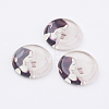 Tempered Glass Cabochons GGLA-33D-9-2