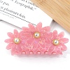 Flower PVC Large Claw Hair Clips PW-WG11512-06-1