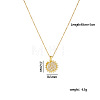 Brass Micro Pave Cubic Zirconia Openable Blank Locket Pendant Necklaces for Engraved Name FS-WG25E25-03-1
