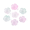 Transparent Plastic Bead Caps KY-Q005-02A-11-2