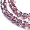 Electroplate Glass Beads GLAA-F108-13A-02-1