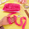 10M Double Layer Polyester Lace Ribbon OCOR-TA0004-14G-6