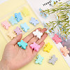 16Pcs 16 Colors Food Grade Eco-Friendly Silicone Beads SIL-CA0002-17-4
