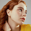 10Pcs 5 Colors 304 Stainless Steel Cuff Earrings EJEW-HS0001-43C-5