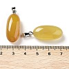 Natural Agate Dyed Pendants G-Q016-03C-3