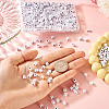 500Pcs 5 Styles Opaque Acrylic Beads OACR-TA0003-45-7