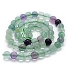 Natural Fluorite Beads Strands G-G763-06-6mm-2