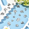 45Pcs 9 Styles Tibetan Style Alloy Pendants FIND-YW0011-10-4