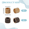 16Pcs 2 Colors Brass European Beads KK-ME0004-18-2