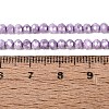 Anti-Tarnish Electroplate Rondelle Glass Beads Strands EGLA-T021-3mm-17-11-4