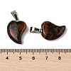 Natural Mahogany Obsidian Pendants G-B127-11P-01-4