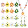 32pcs 2 Style Spray Painted Alloy Pendants FIND-CA0004-07-1