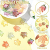90Pcs 9 Colors Baking Paint Transparent Glass Pendants DGLA-CJ0001-05-3
