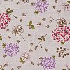 Flower Pattern Printed Polyester Fabric Sheets DIY-WH0158-63B-22-2