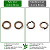 Brass Saw Cut Open Jump Rings LS-KK-G514-01A-R-3