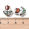 Handmade Porcelain Enamel Beads PORC-B006-02B-3