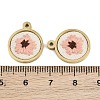 304 Stainless Steel & Embroidered Pendants SA-CBA1ED9-04G-01-3