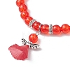 Transparent Plastic Beaded Stretch Bracelets for Children BJEW-JB11507-03-3