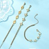 3Pcs 3 Styles Ocean Theme 304 Stainless Steel Link Chain Bracelets BJEW-JB13422-1