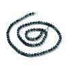 Natural Chrysocolla & Lapis Lazuli Beads Strands X-G-D463-08C-2