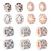  14Pcs 7 Style Zinc Alloy Rhinestone Beads ALRI-PJ0001-01-9