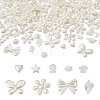 Craftdady 180Pcs 9 Style ABS Plastic Imitation Pearl Beads OACR-CD0001-08-1