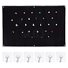 1Pc Nylon Tactical Hook and loop Fastener Patch Hanging Display Board with Eyelets AJEW-OC0005-81A-1
