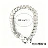 Summer Beach Alloy Fish Scale Chain Choker Necklaces for Women WG6BF08-02-2