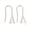 Rack Plating Eco-friendly Brass Earring Hooks LS-KK-D075-14S-RS-1