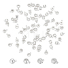 80Pcs 2 Styles Brass Crimp Beads KK-DR0001-63S-1